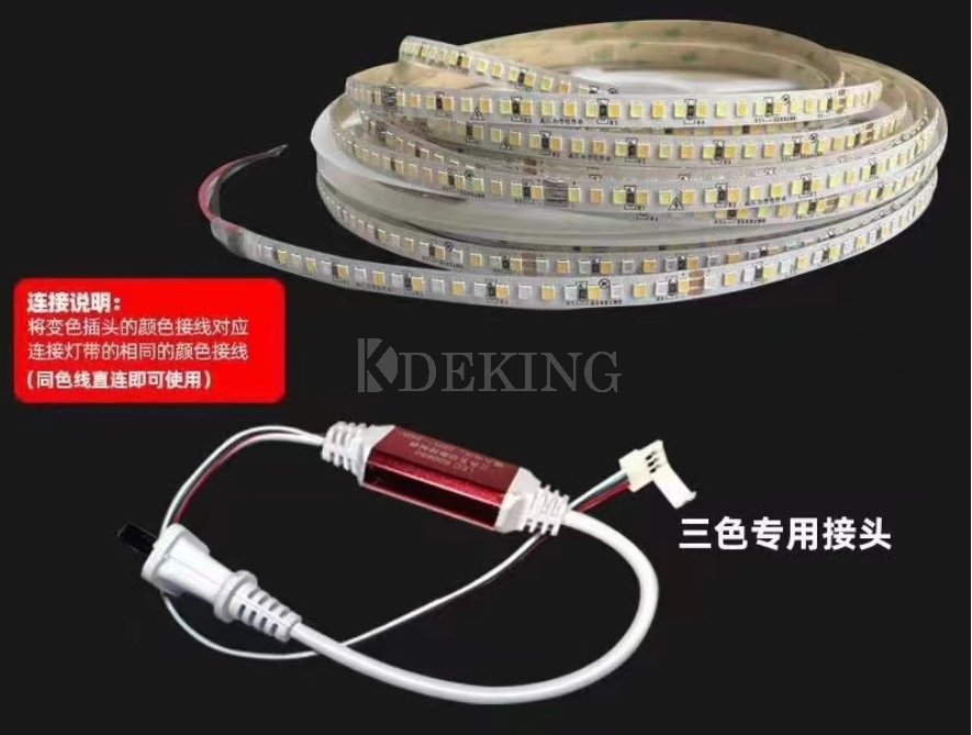 شريط إضاءة LED 220 فولت - 192 شريحة بدون سائق